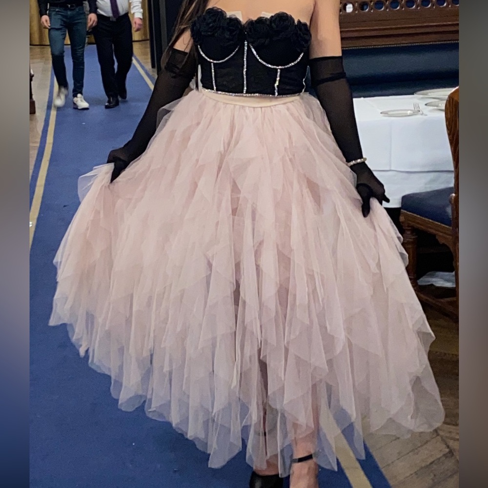 Bustier tule dress